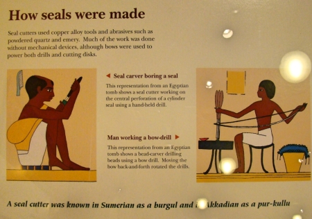 How Seals Were Made. Oriental Museum Chicago. Photo by Leon Mauldin.