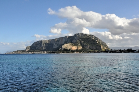 Looking out from Mondello Beach, Sicily. Photo by Leon Mauldin.