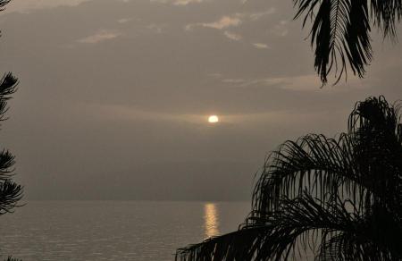Sunrise at Sea of Galilee April 10, 2016. Photo by Leon Mauldin.