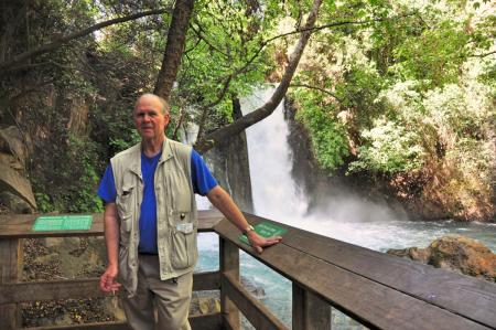 Banias Falls near Caesarea Philippi. One of the major sources of the Jordan River.